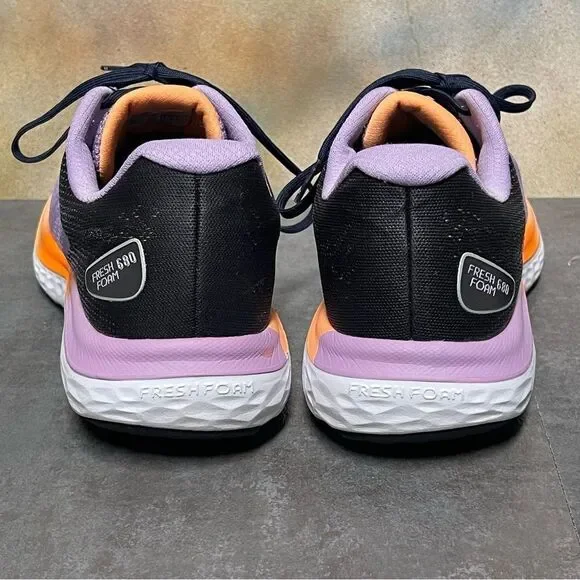 New Balance Fresh Foam 680 V7 Purple/Black/Orange Women's Running Shoes Size 11B - Picture 7 of 16